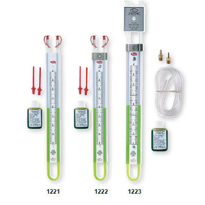 Flex-Tube U-Rohrmanometer 1221/1222/1223