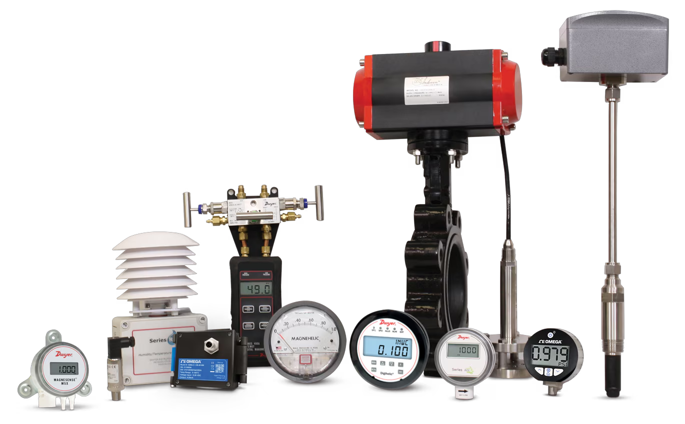 DwyerOmega Messger&auml;te � Produktcollage