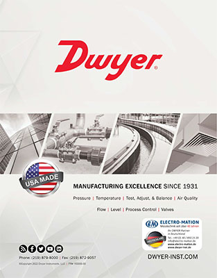 DwyerOmega Katalog � Titelseite